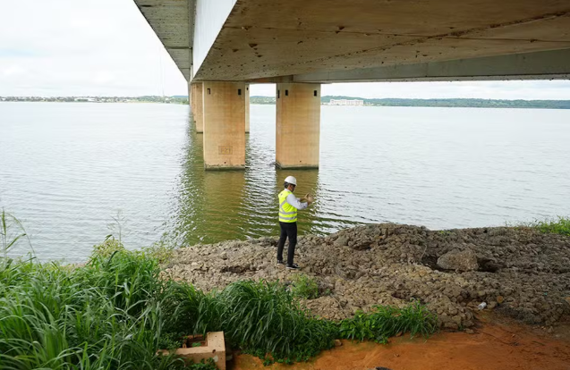 Vistoria do TCE identifica falhas graves e riscos estruturais em ponte entre Palmas e Luzimangues