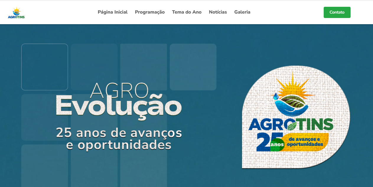Governo do Tocantins lança portal digital oficial da Agrotins 25 anos com informações completas sobre a feira