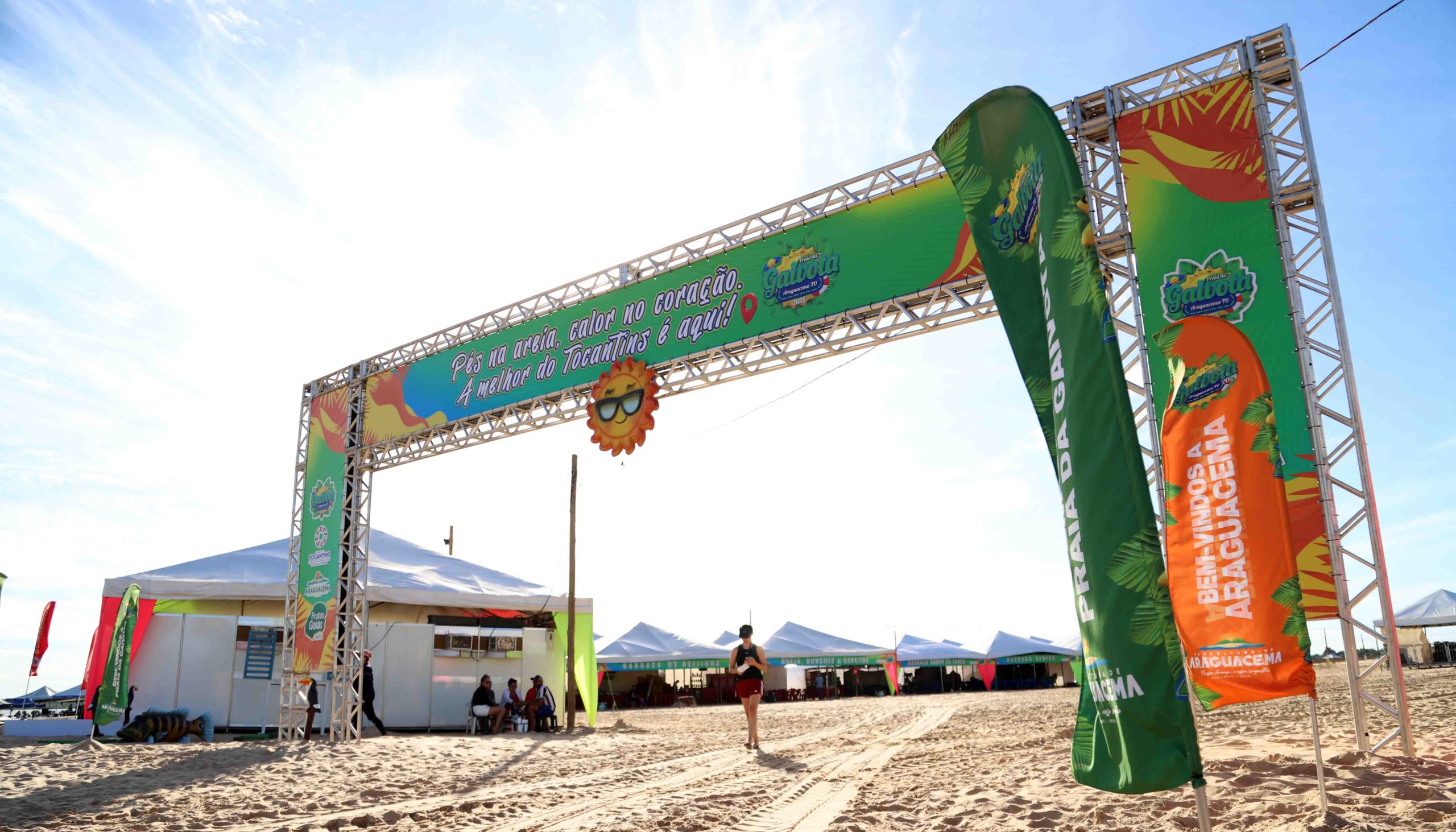 Com apoio do Governo do Tocantins, Araguacema e Caseara abrem a Temporada de Praia 2025 com expectativa de receber 200 mil visitantes