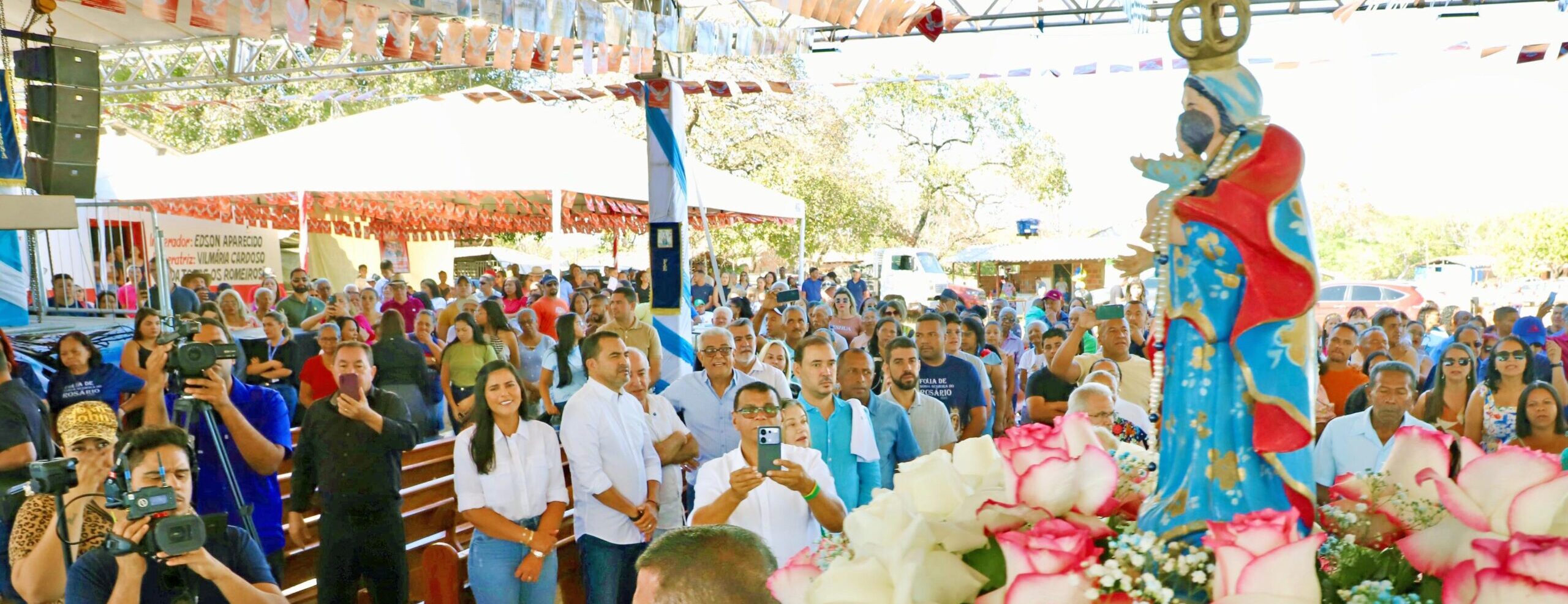 Em Dianópolis, durante Romaria da Sucupira, governador Wanderlei Barbosa reforça compromisso com a valorização das manifestações religiosas