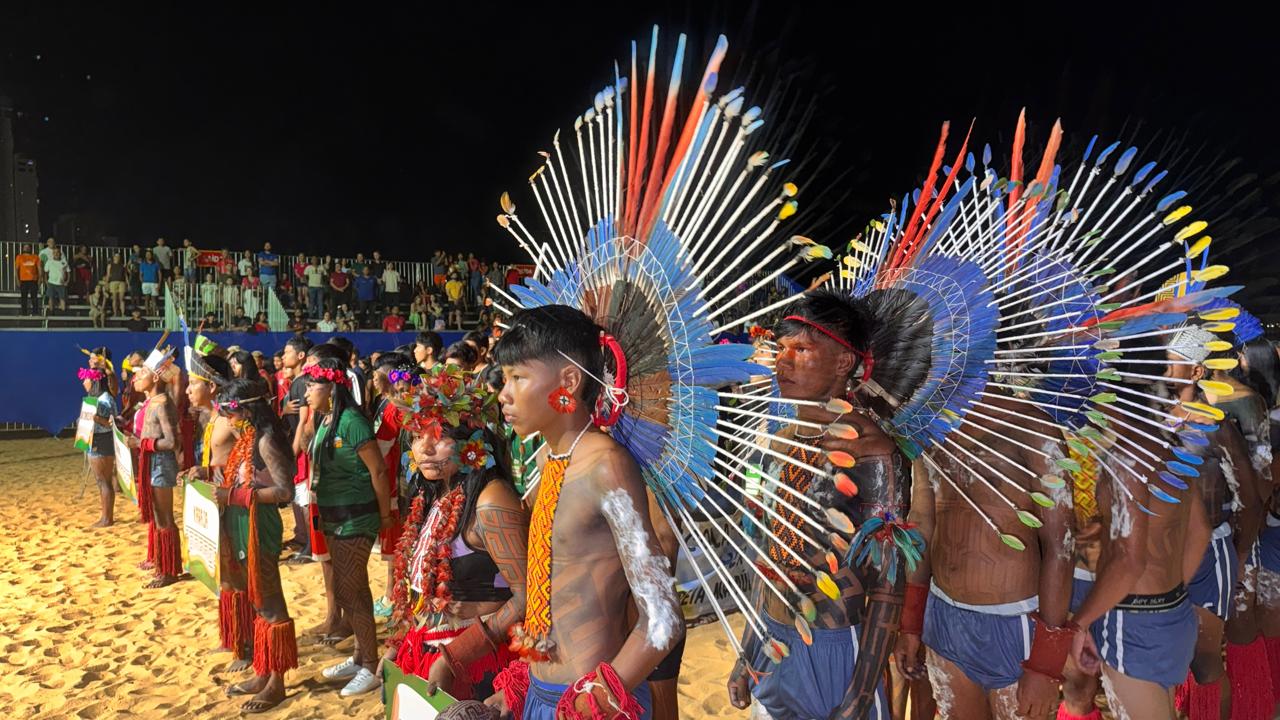 Estudantes são premiados em último dia da dos Jogos Escolares Indígenas