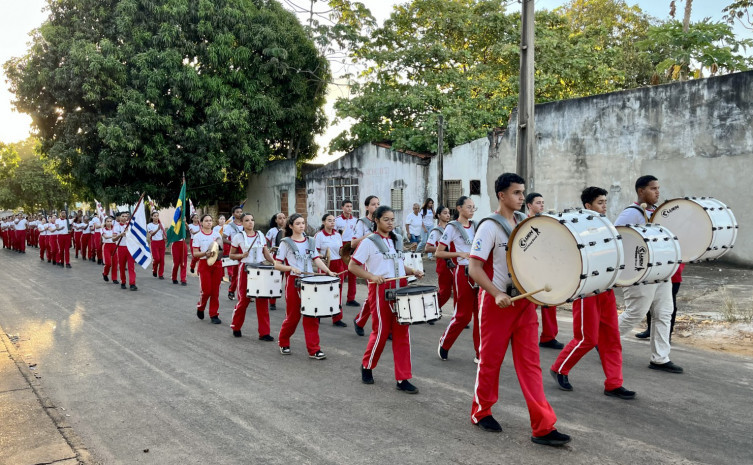 Escolas estaduais se preparam para o Desfile Cívico-Militar de 7 de setembro em Palmas