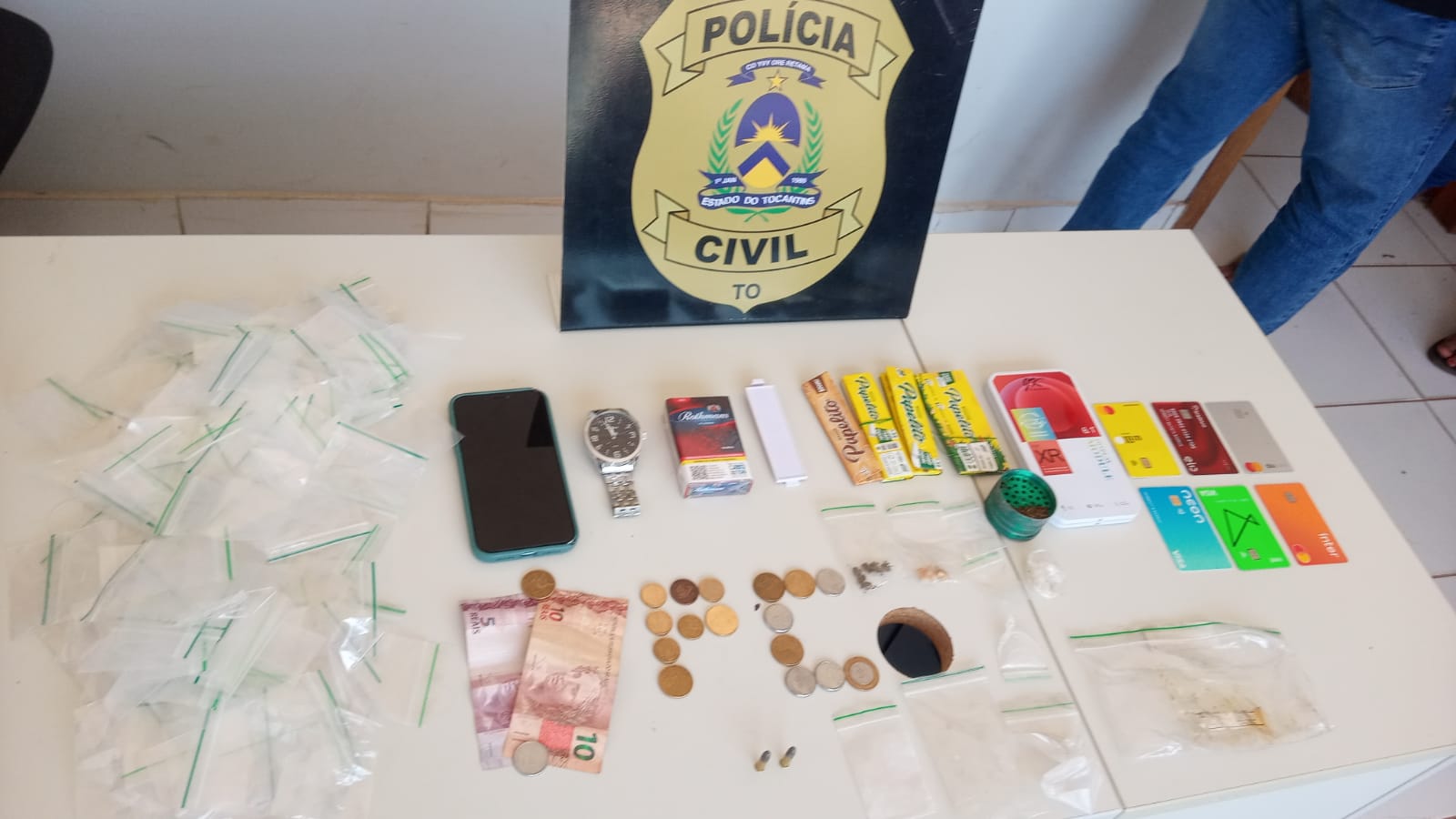 Em Pedro Afonso, Polícia Civil prende homem por tráfico de drogas, posse irregular de munição e estupro de vulnerável