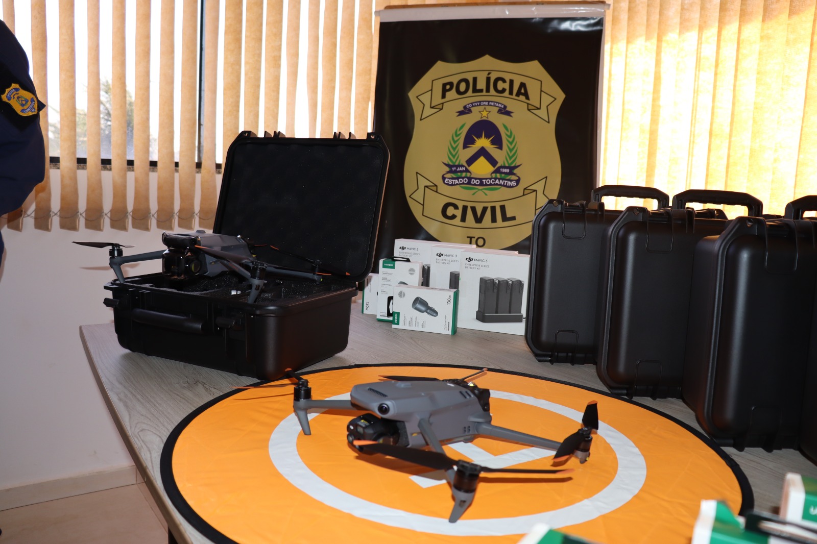Segurança Pública reforça a estrutura da Polícia Científica e entrega drones avaliados em mais de R$ 350 mil reais 