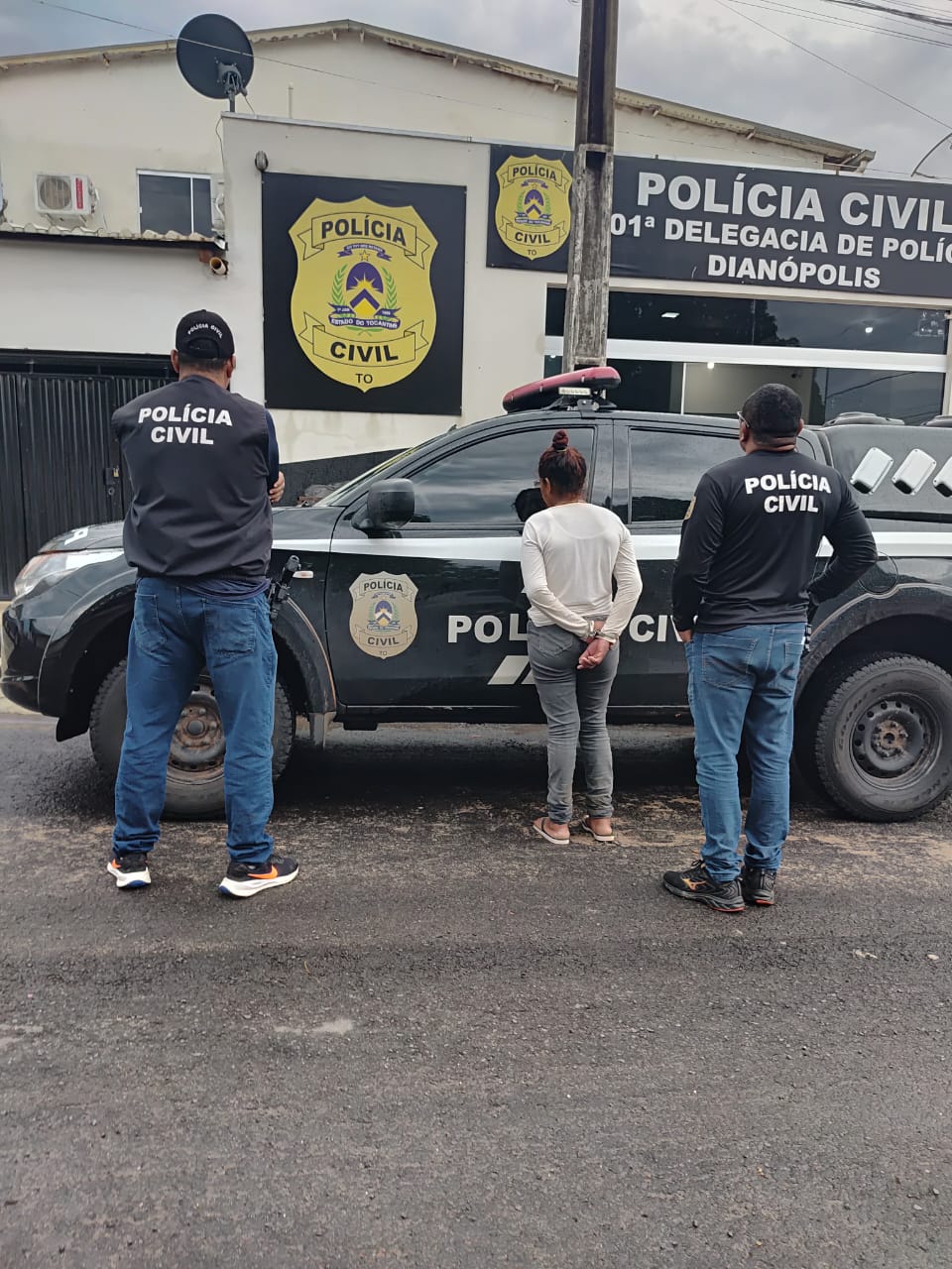 Mulher foragida da Justiça do Pará por estupro de vulnerável é presa pela Polícia Civil em Natividade