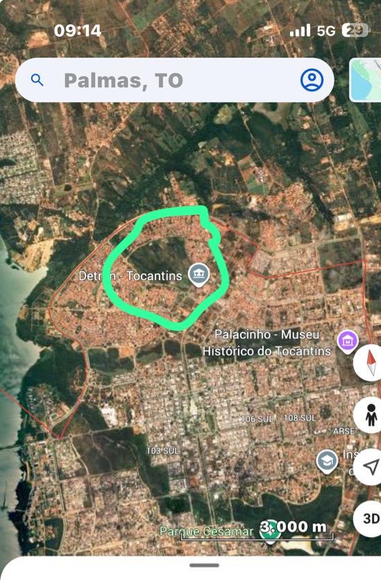 Palmas pode ter o maior parque da região Norte após doação do Estado para Prefeitura.