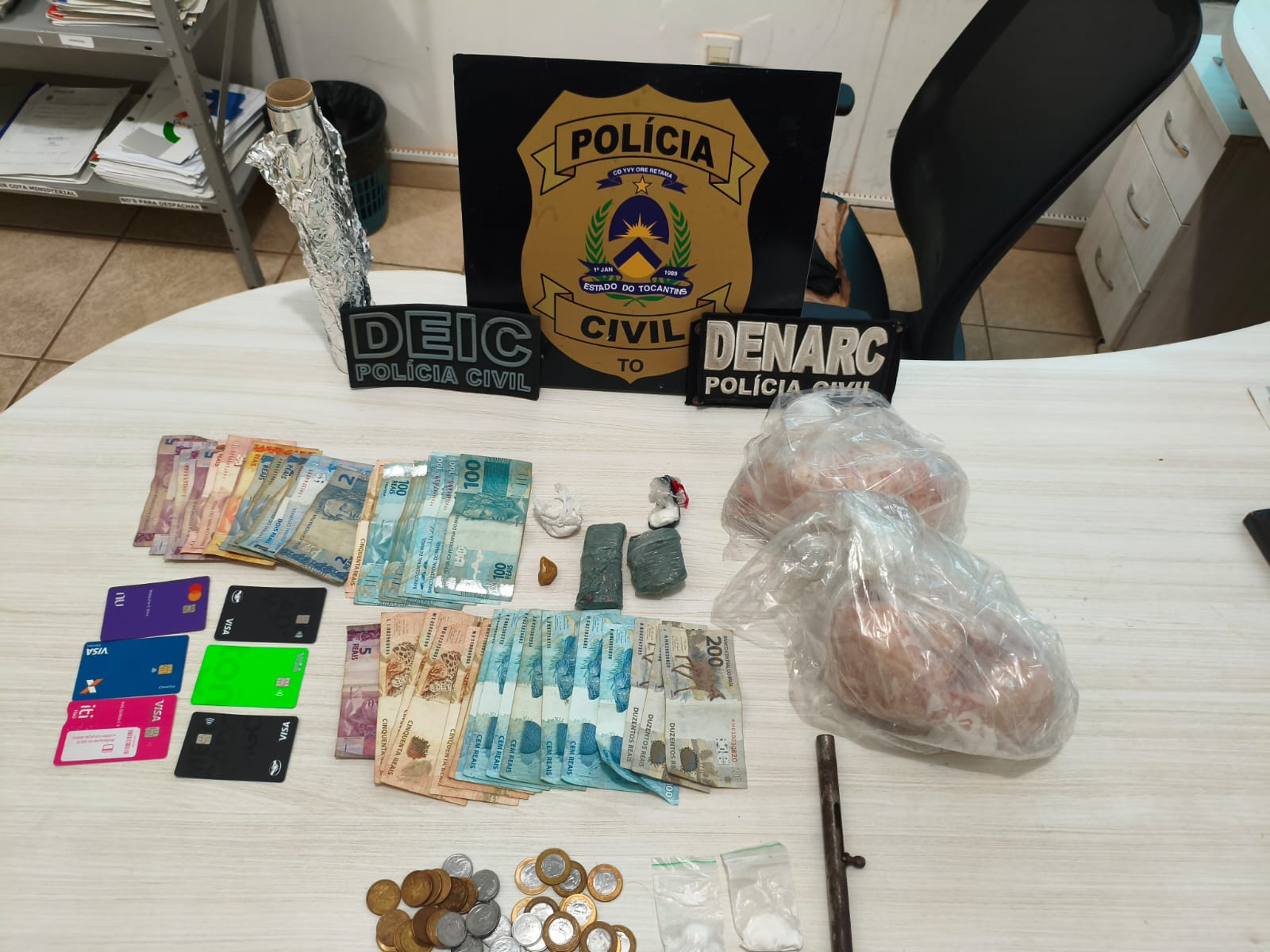 Em Guaraí, Polícia Civil deflagra Operação Natal Seguro e realiza prisões por tráfico de drogas