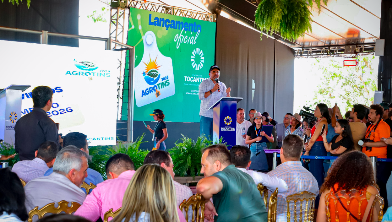 Com tema “Origem rastreada, qualidade comprovada”, governador Wanderlei Barbosa lança 26ª Agrotins e reforça compromisso com o avanço do agronegócio