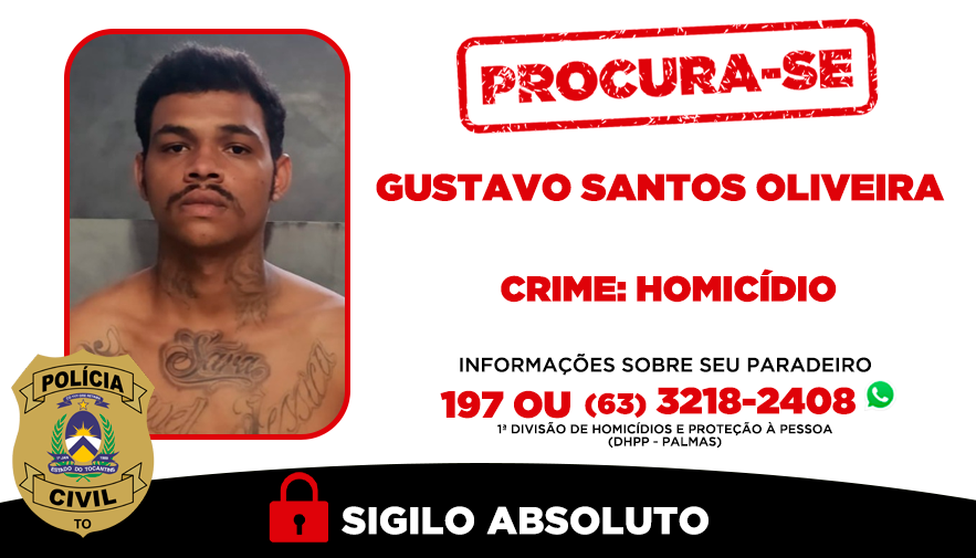 DHPP-SITE (2) Operação Fronteira Vermelha: Polícia Civil procura quinto investigado por homicídio em Palmas