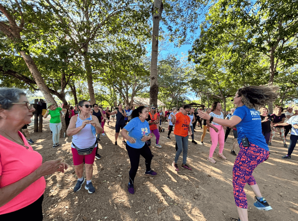 Parque da Pessoa Idosa promove aulão especial no Parque Cesamar