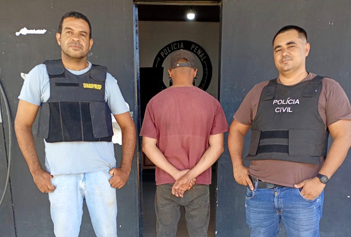 Polícia Civil prende homem que atacou vizinhos com golpes de facão durante um roubo no interior do Estado 