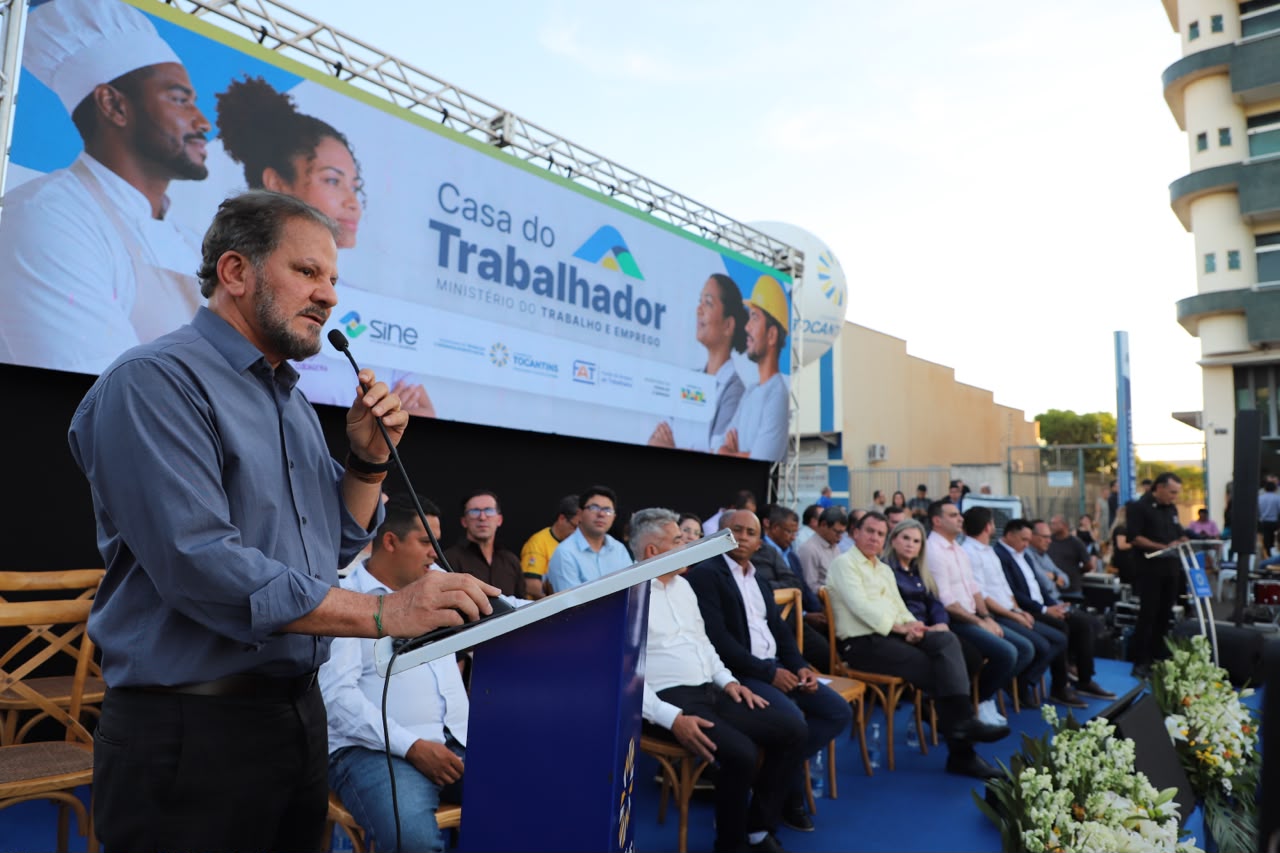 F2-Sec casa civil- Deocleciano-Marcio Vieira (1) Em Palmas, Governo do Tocantins inaugura Casa do Trabalhador e reforça políticas de empregabilidade no estado