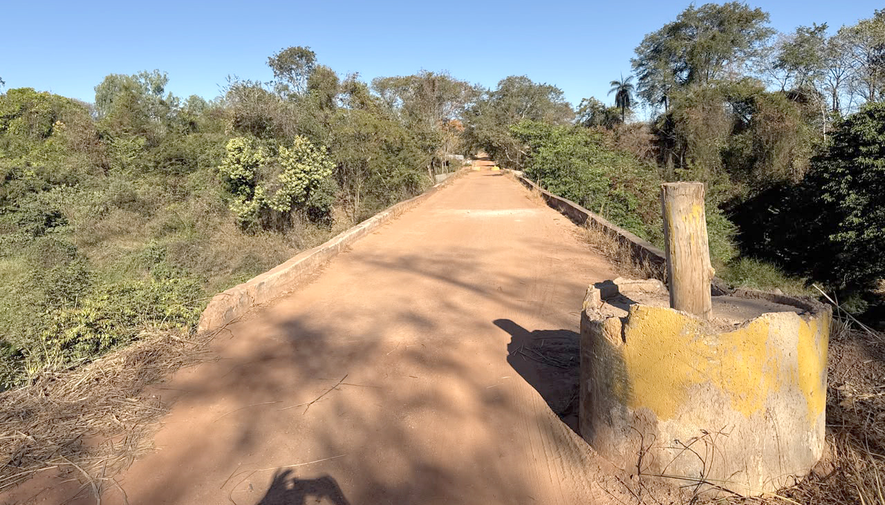 F1- Bloqueio será mantido por tempo indeterminado, durante a execução dos serviços no local - foto AGETO -Governo do Tocantins Ponte sobre o Rio Conceição, na TO-487, é interditada para execução de serviços