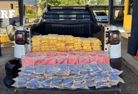 Motorista é preso com mais de 200 kg de cocaína na TO-336